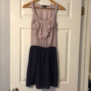 Express two tone purple dress
